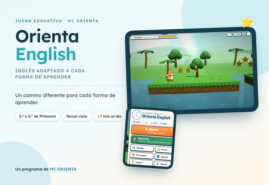 Orienta English, inglés adaptado a cada forma de aprender
